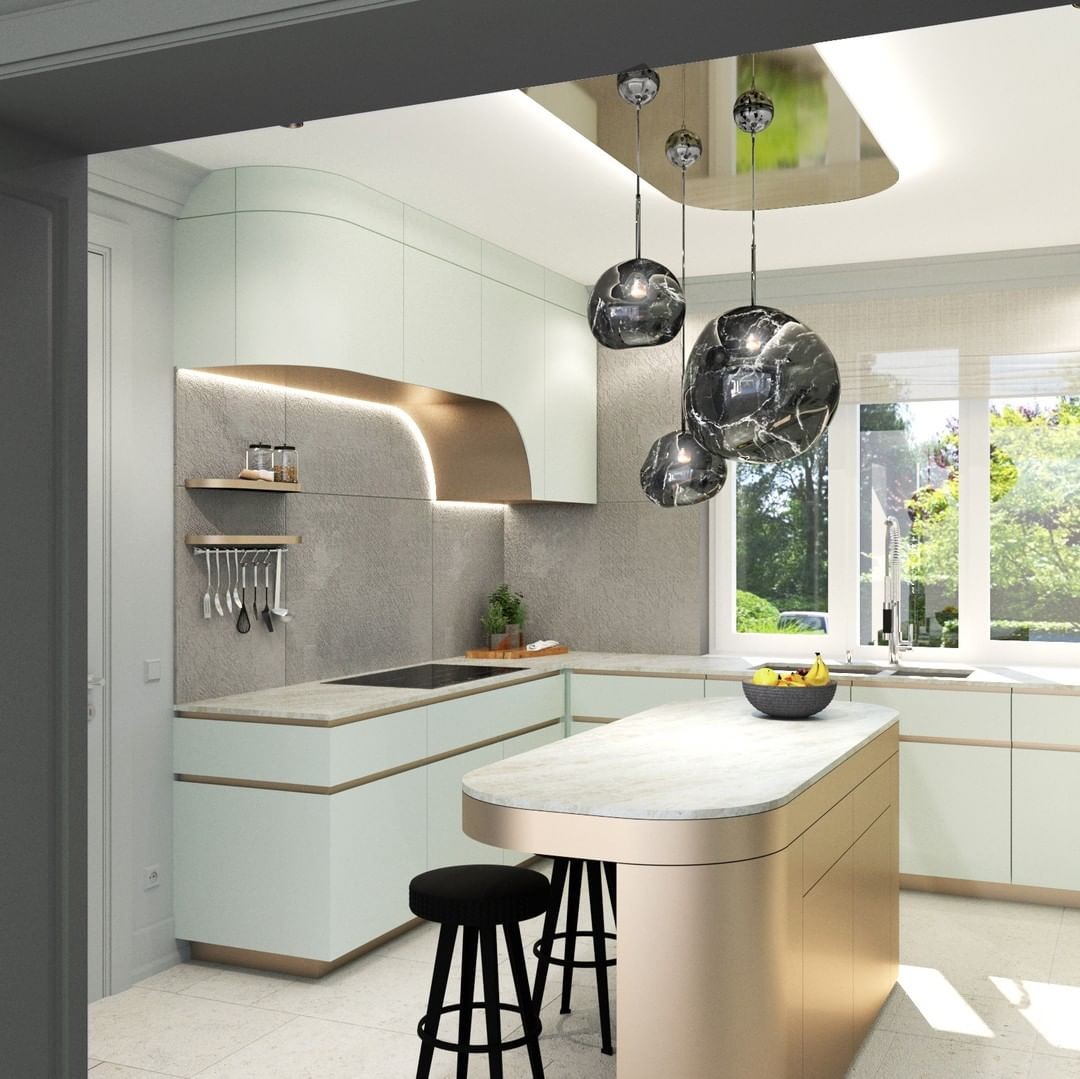 Dynamic Surface Glass Pendant Light S10