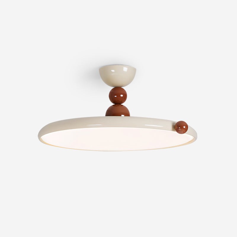 French Style Retro Round Flying Disc Ceiling Lamp M235