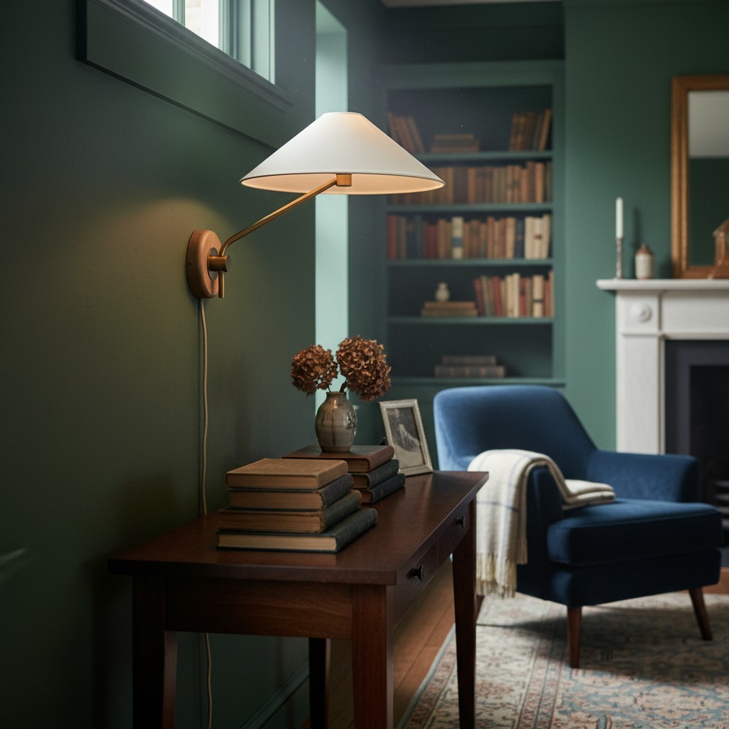 Ivoryne Pivoting Tapered Shade Light - Suitable for Modern Reading Corners T516