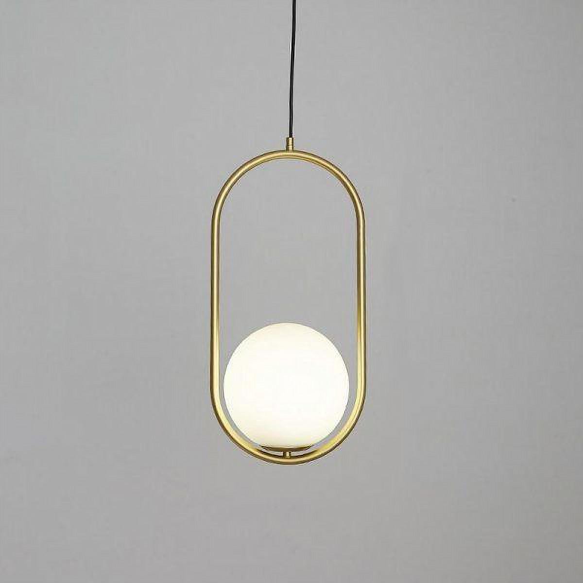 Modern Geometric Metal Pendant Light
