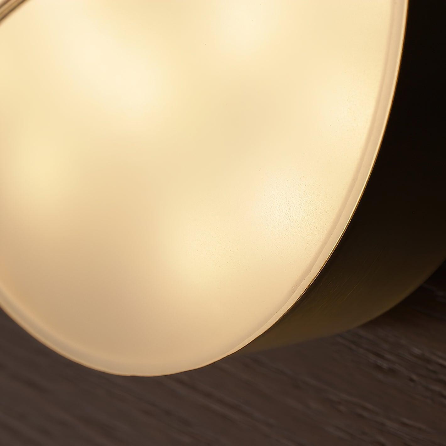 Postmodern Brass Glass Wall Lamp M214