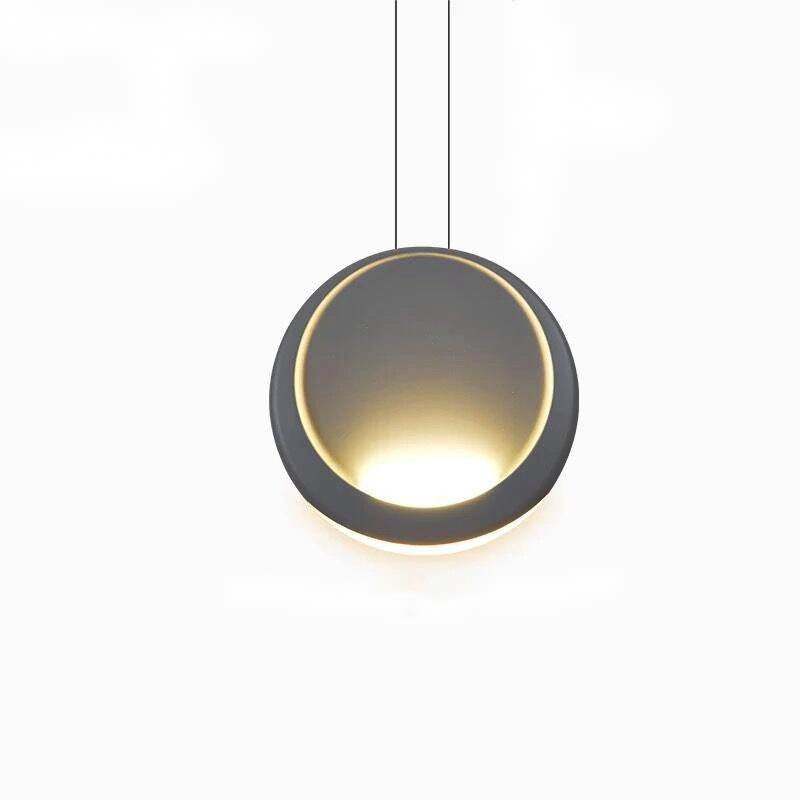 Modern Flattened Cosmos Pendant Light
