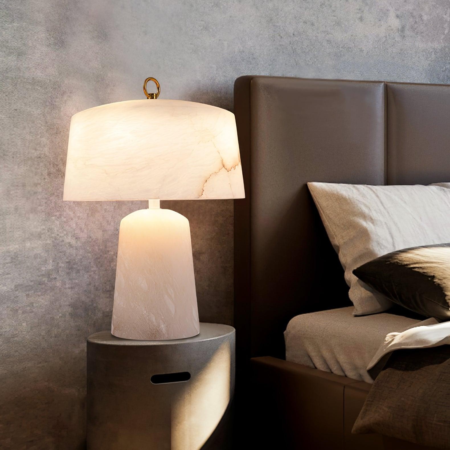 Light Luxury Style Marble Stone Table Lamp M583