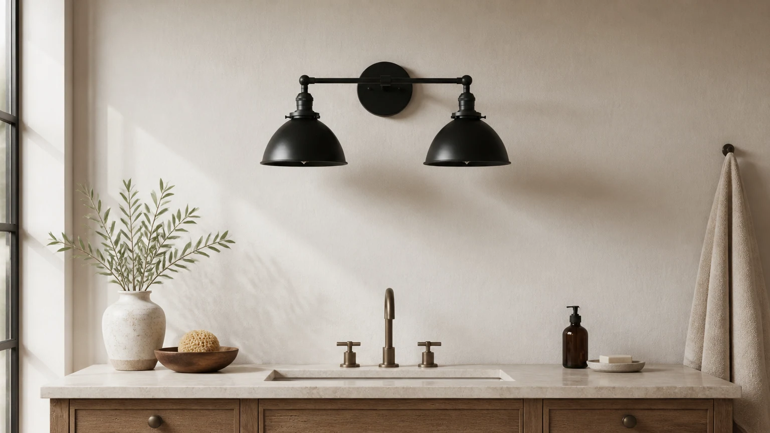 Metalowa lampa wisząca ze skandynawskiej kolekcji FUN pokazana w pomieszczeniu