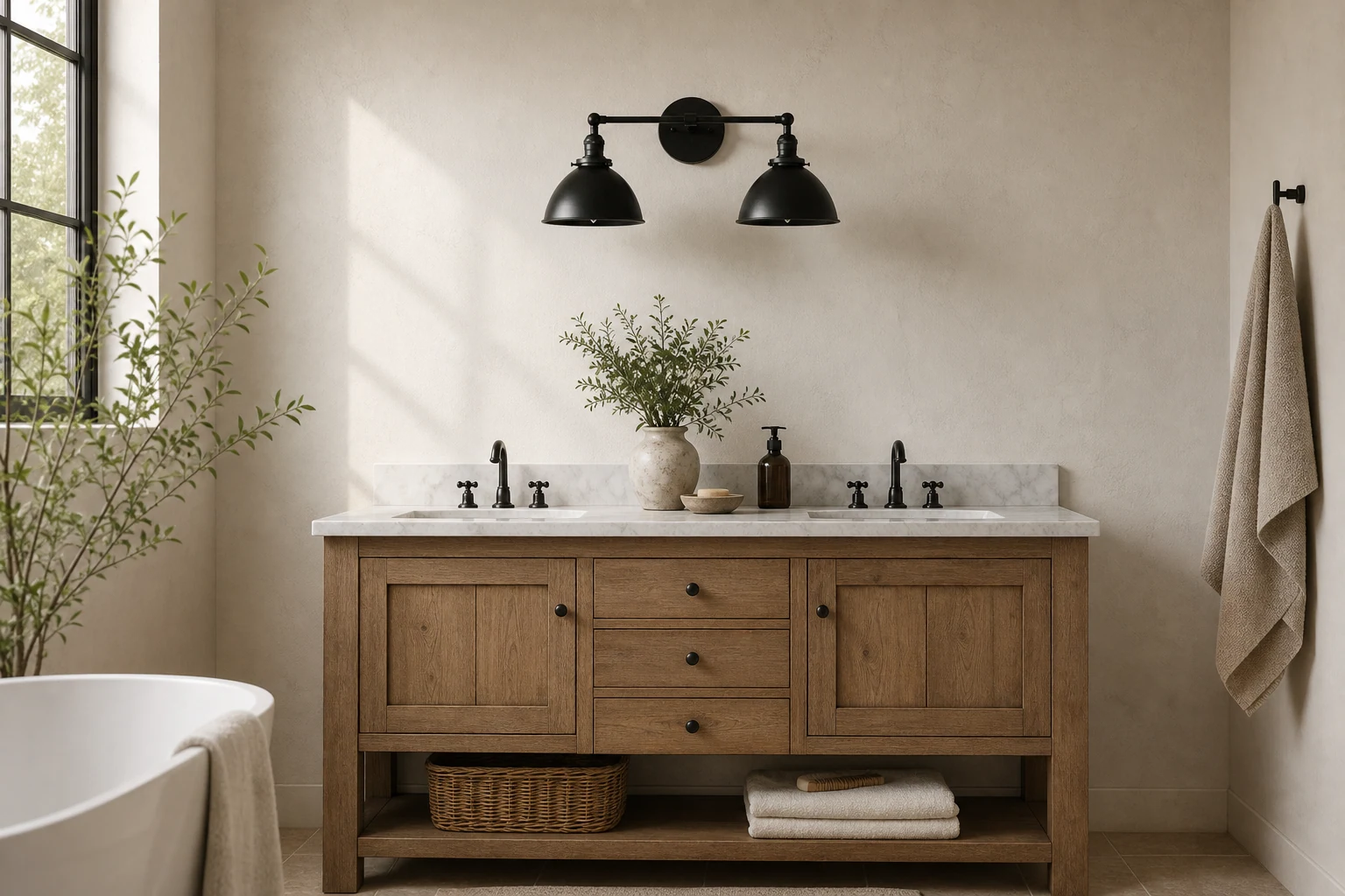 Lampa toaletkowa Conique w stylu lifestylowym
