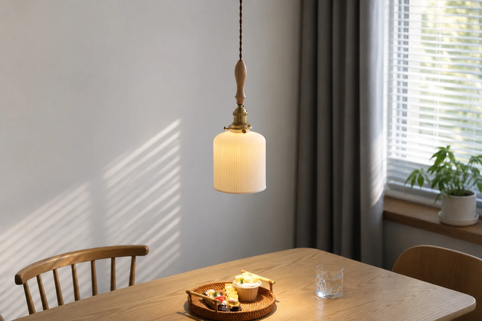 Lampa wisząca Light of the Wood D866 w stylu lifestylowym