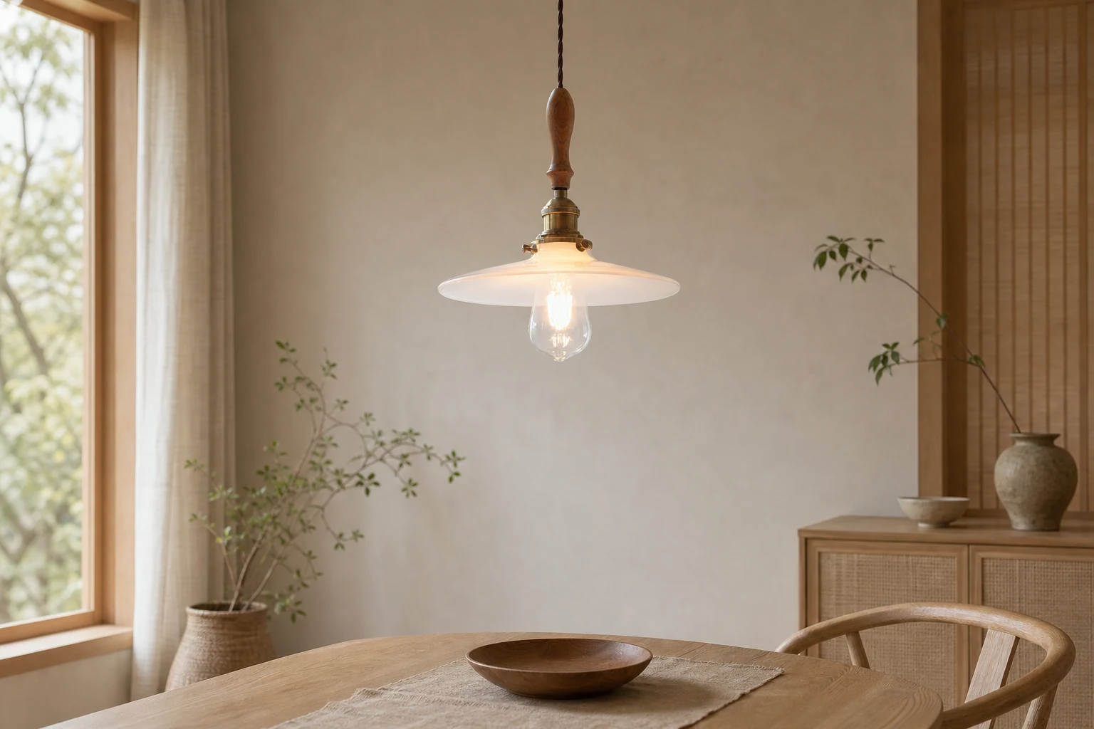 Lampa wisząca Velvet Light D871 pokazana w stylu lifestylowym