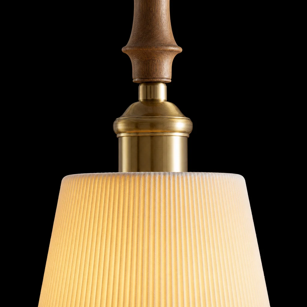 Close-up detail of The Charming Chandelier Vintage D862 materials and finish