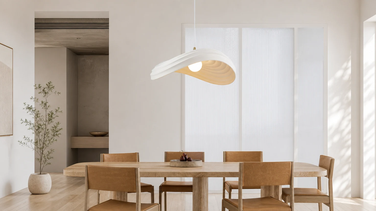 Lampa wisząca Navicula Light D906 w ciepłej scenerii pomieszczenia