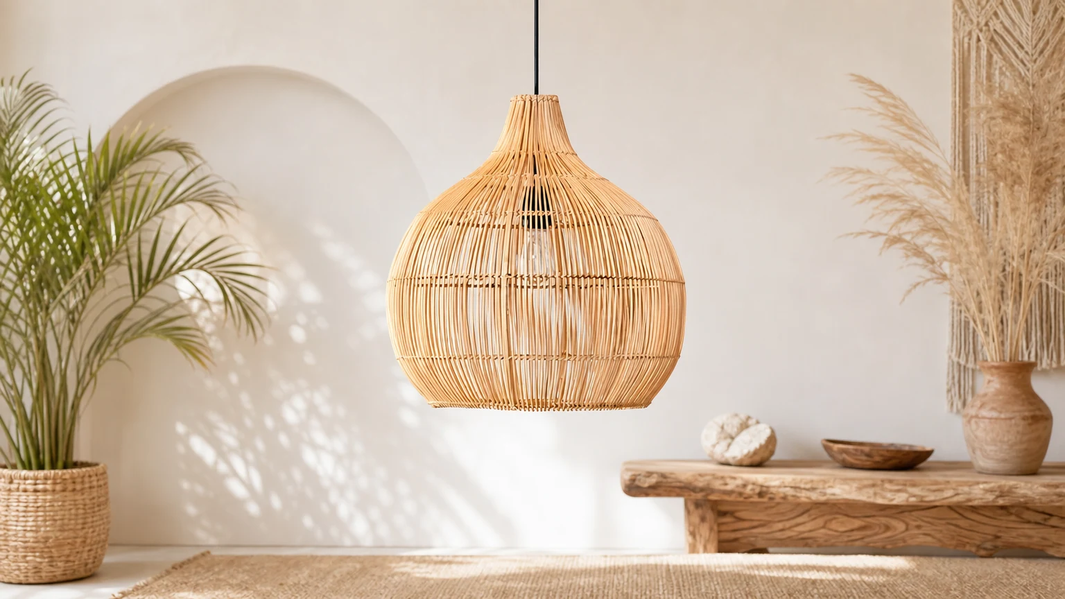 Lampa wisząca Black Pearl D808 w ciepłej scenerii wnętrza