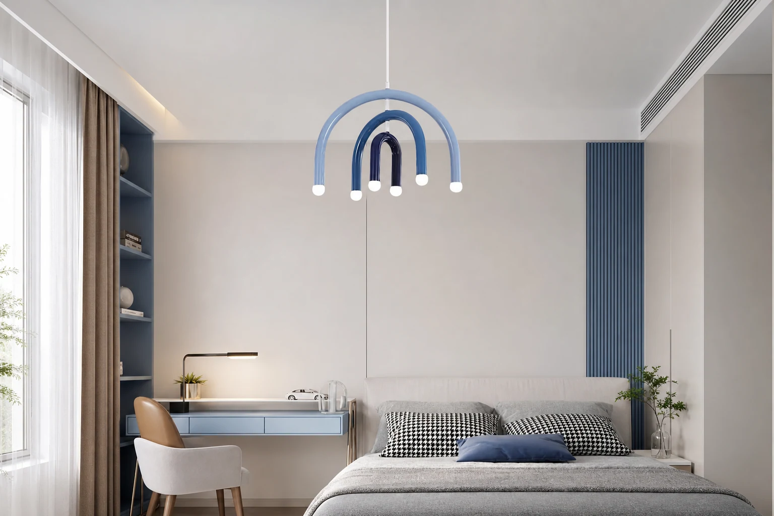 Lampa wisząca Rainbow P054 w lifestylowej aranżacji wnętrza