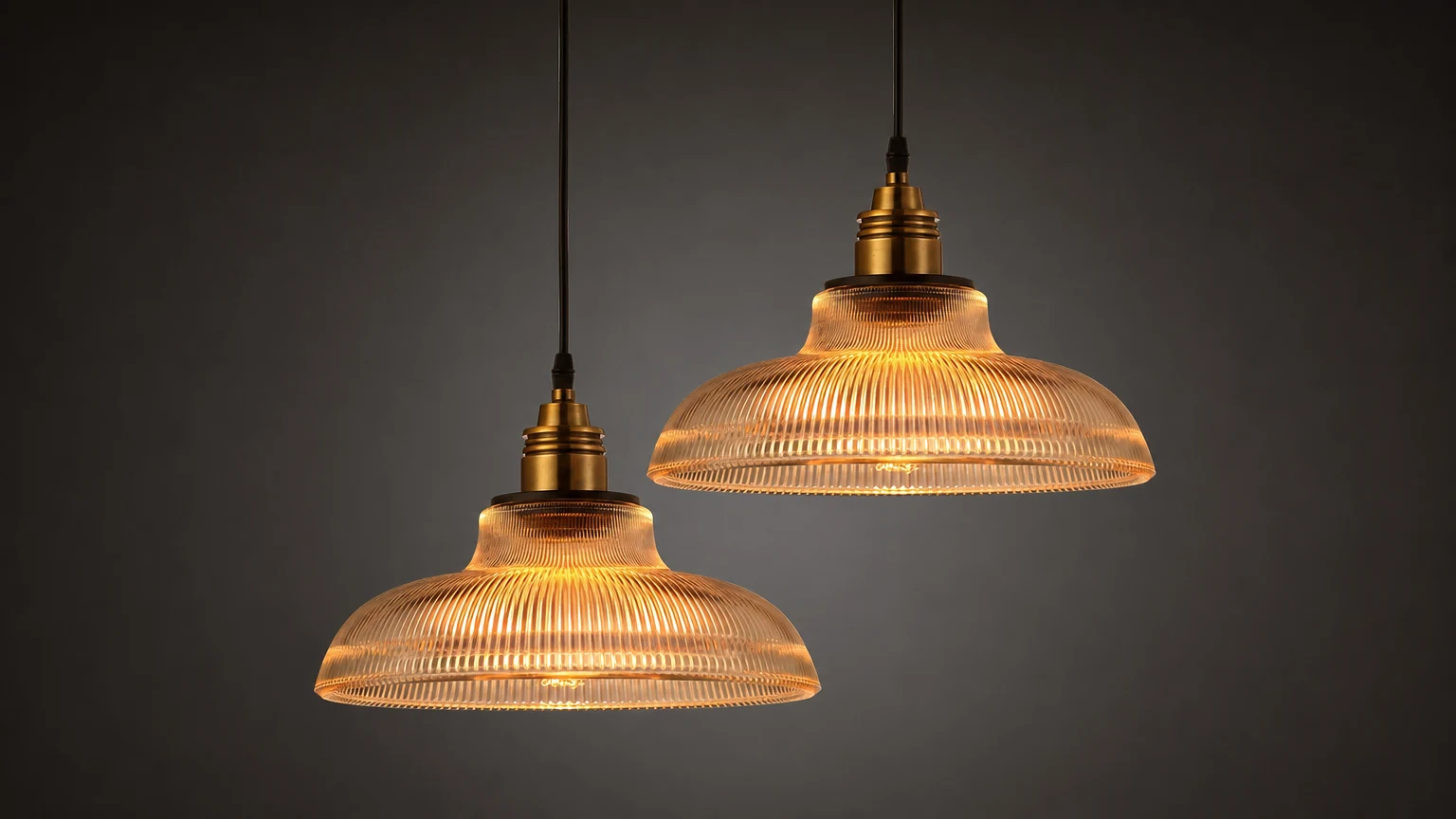 Lampa wisząca Aurelia Retro ze szkła kryształowego D821 w ciepłej scenerii wnętrza