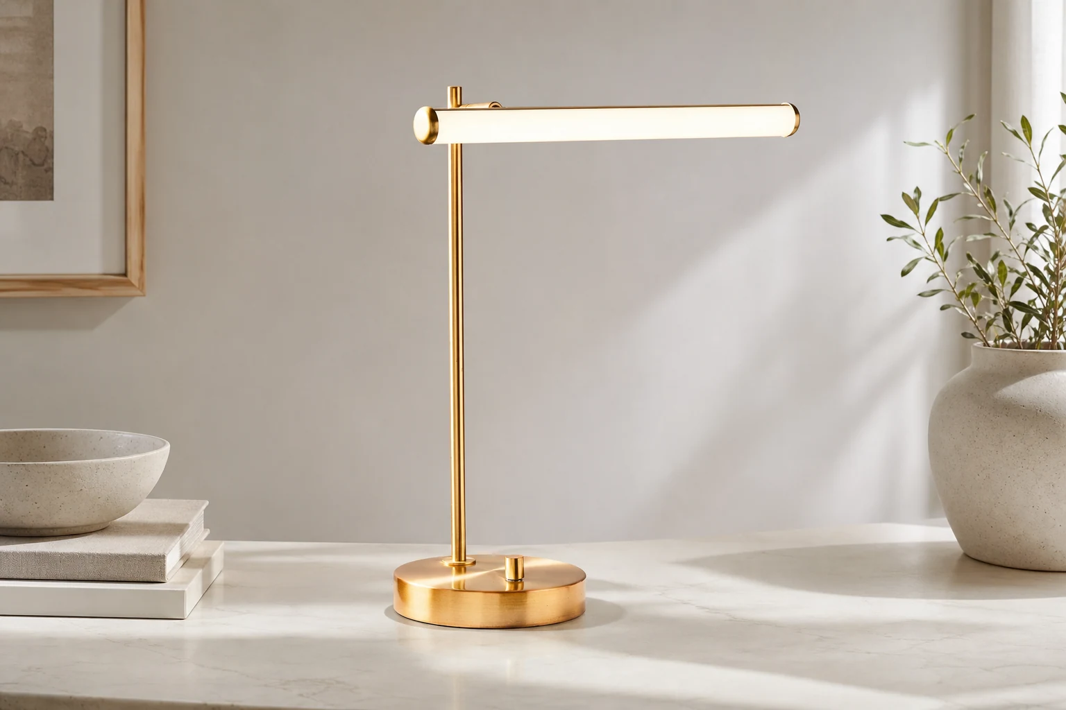 Voro lamp in a clean lifestyle room scene