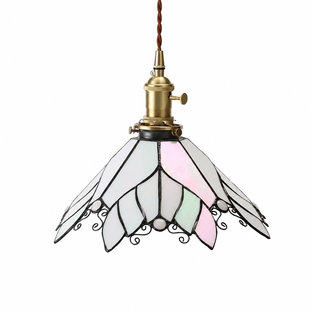 Handcrafted Stained Glass Pendant Light Collection