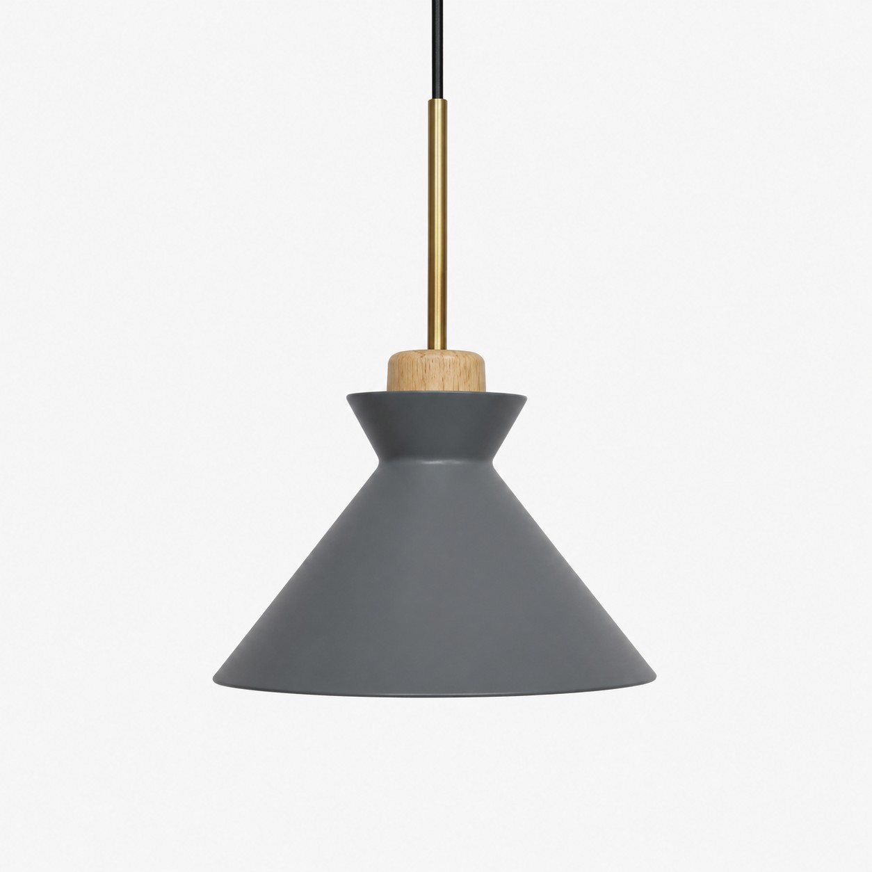 Grey SPACE pendant lamp