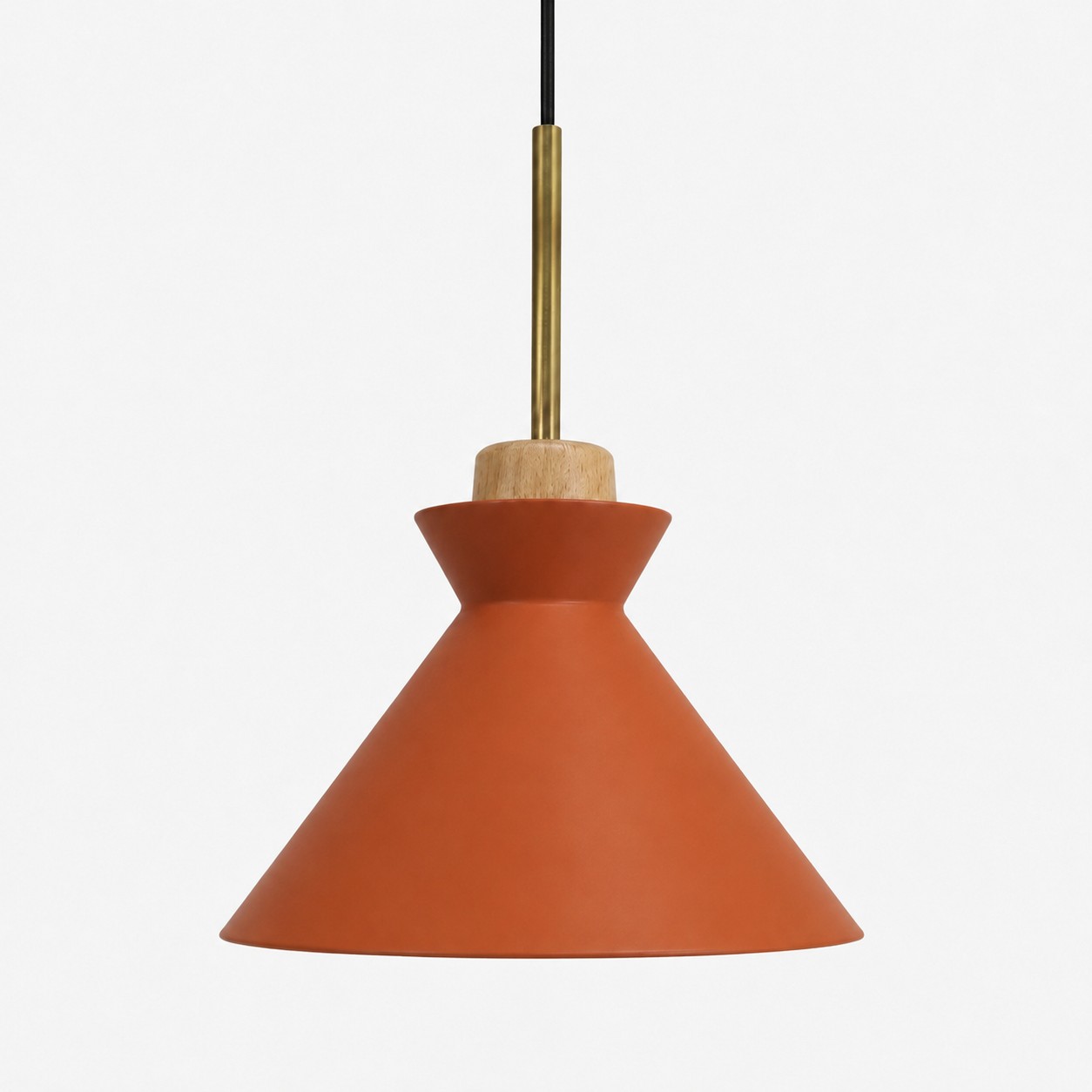 Orange SPACE pendant lamp