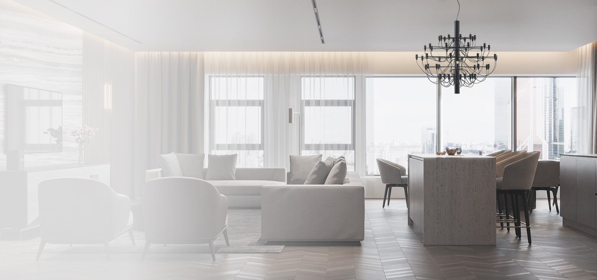 2097 chandelier 50 Heads: Dia 80 cm H 80 cm/ 31.4 x H 31.4