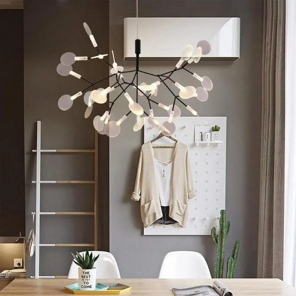 Scandinavian Branching LED Chandelier for Living Room
