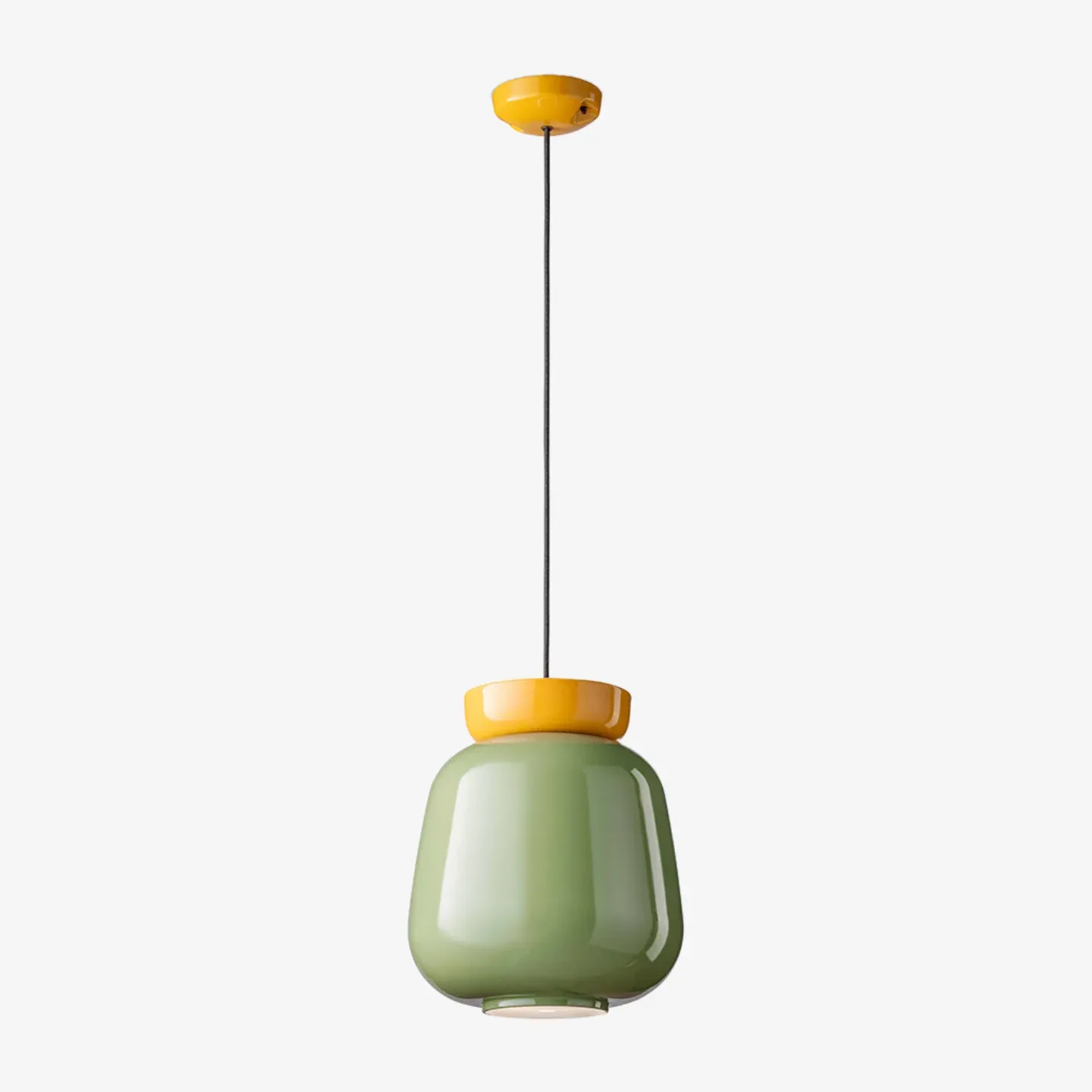 Fiesta Colorful Bowl-Shaped Ceramic Pendant Light for Dining Room T068