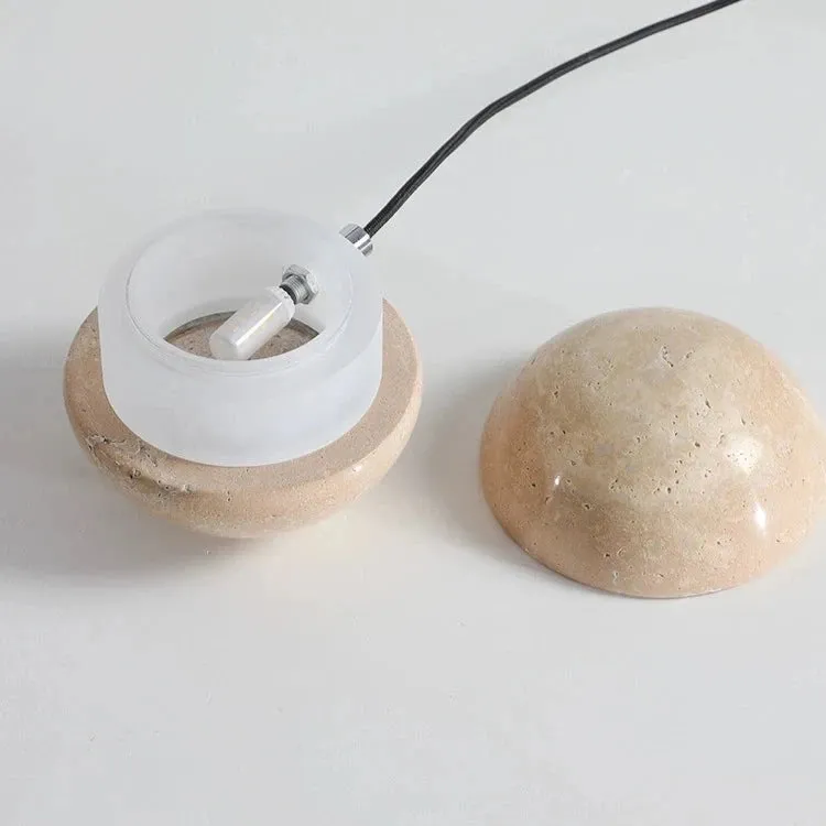 Travertine Lunar Chandelier D918