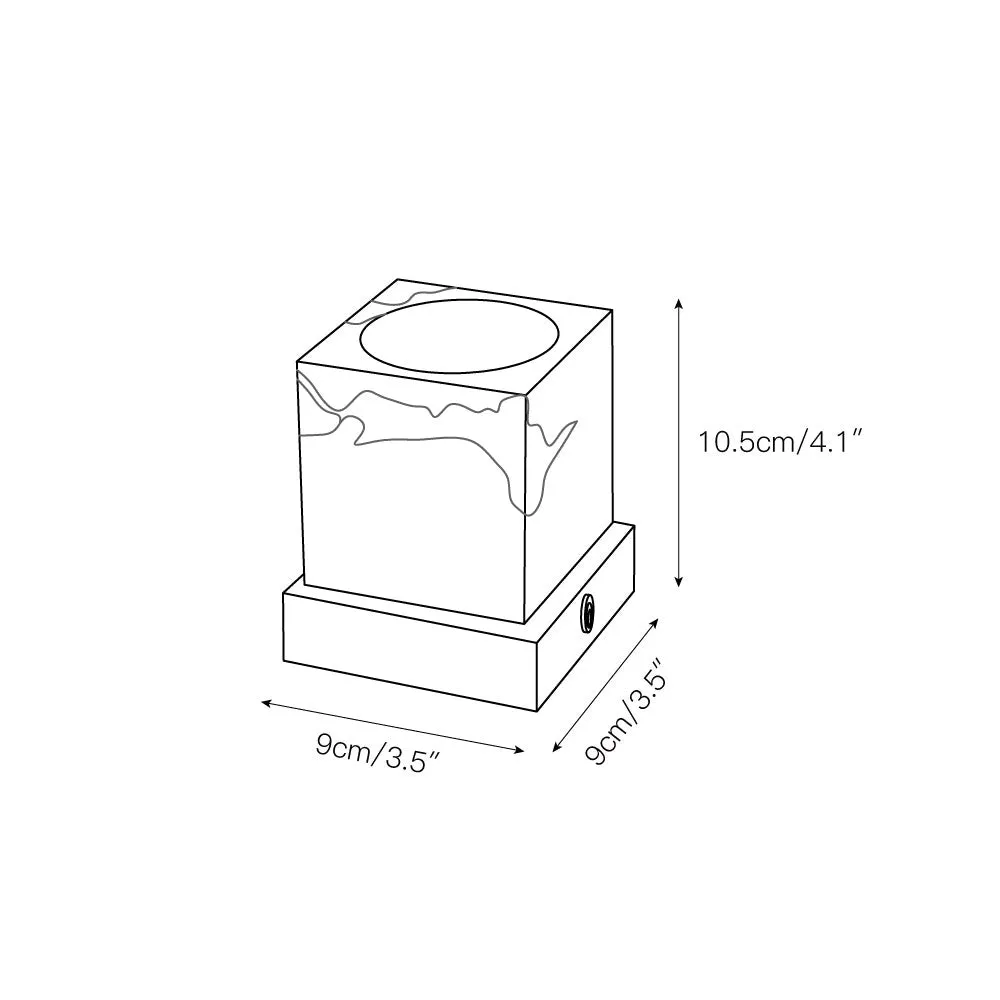 Cube Marble Table Lamp D574