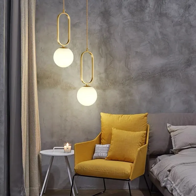 Minimalist Oval Ring Pendant Light