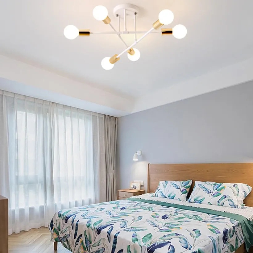 Smuxi 6/8 Head LED Industrial Iron Ceiling Light
