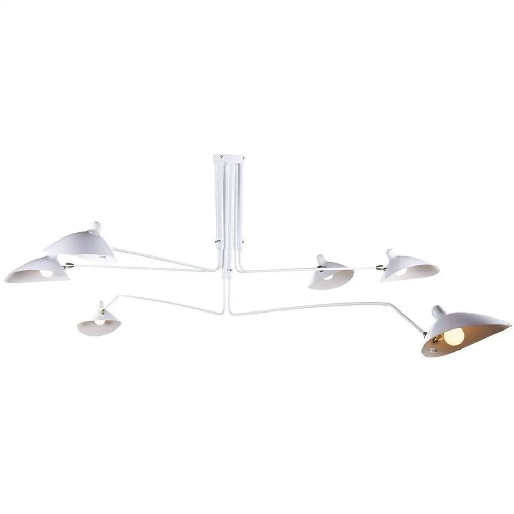 Industrial Adjustable Multi Arm Ceiling Light S17