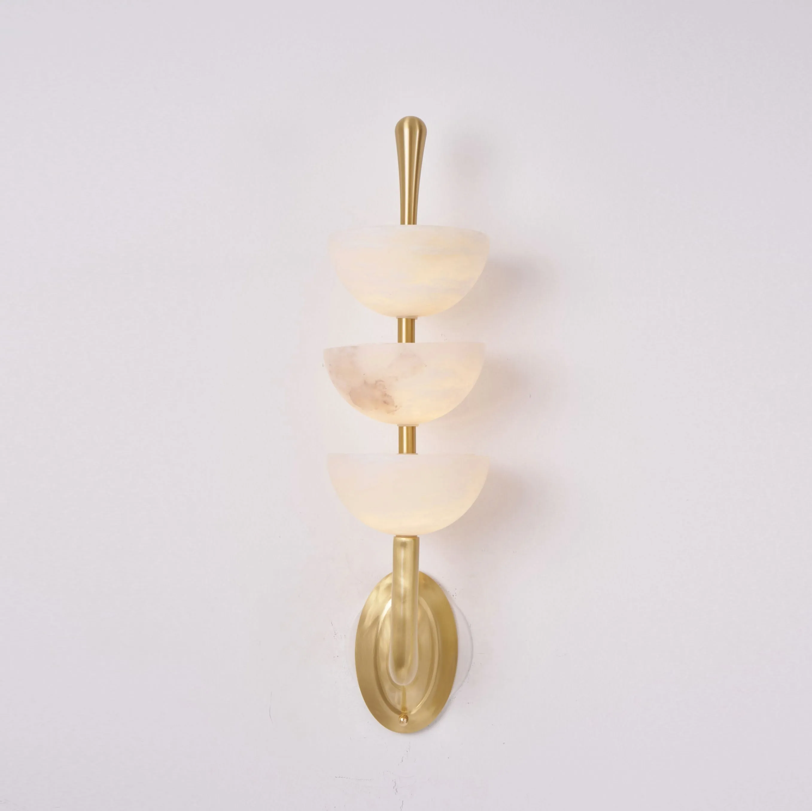 Triple Alabaster Wall Lamp D565