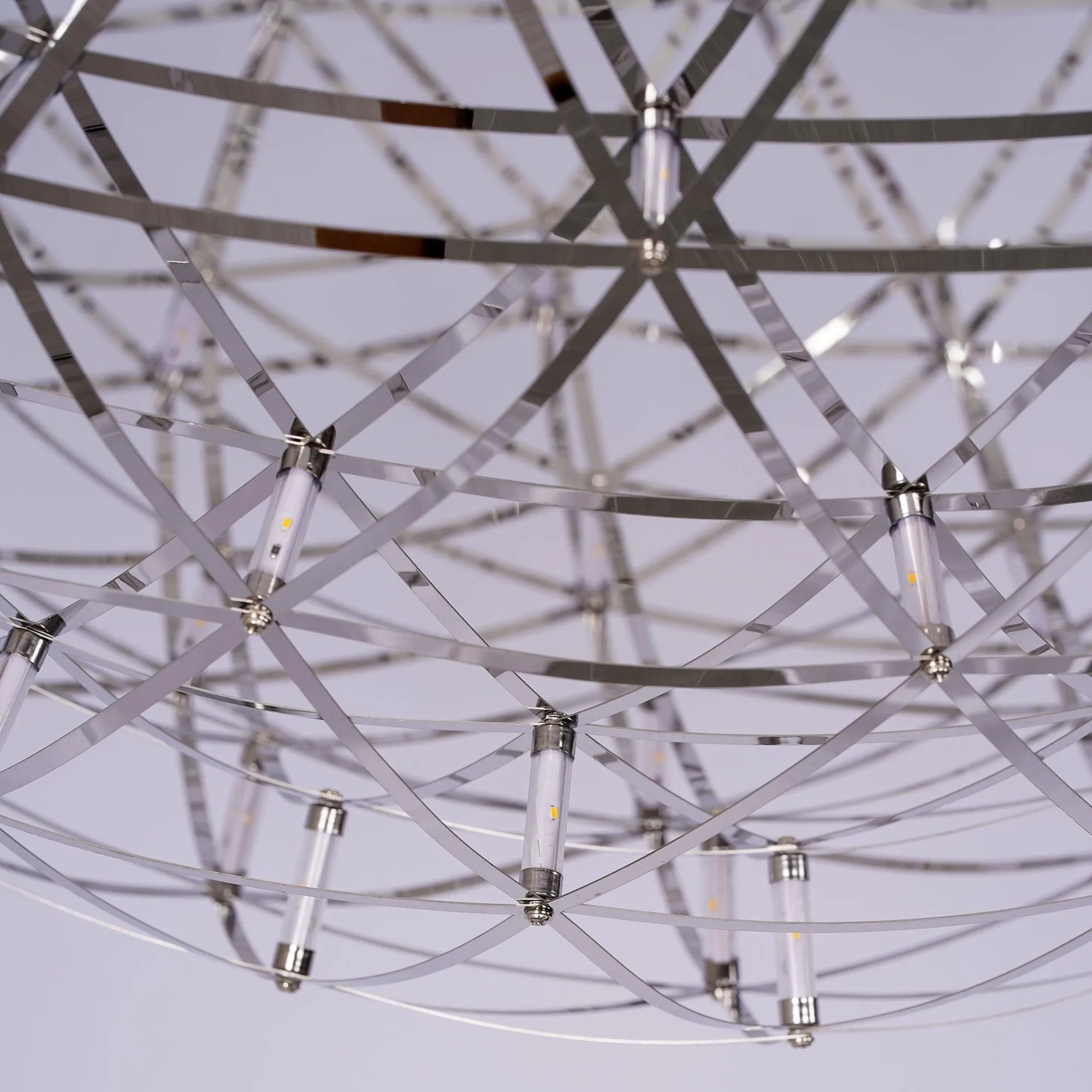 Silver Spark Ball Pendant Light T204