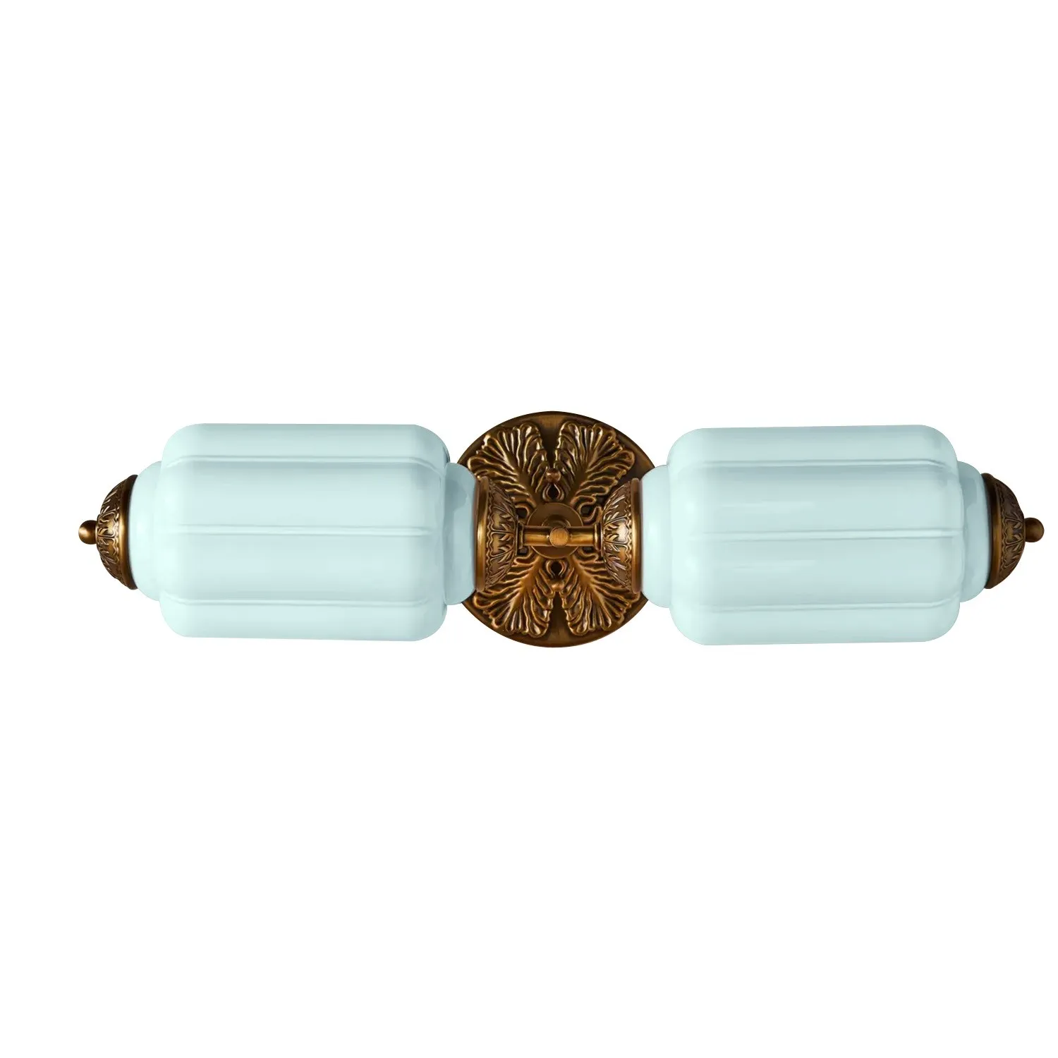 Eloise Pumkin Glass Vanity Sconce G51