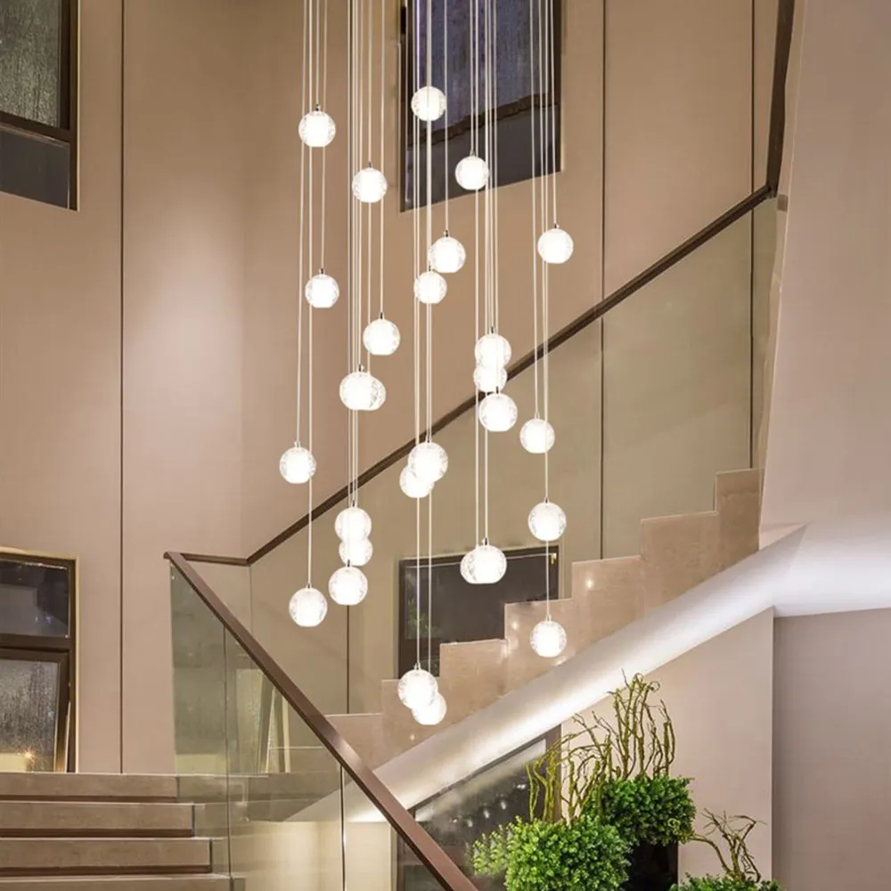 Crystal Ball Pendant Light For Living Room