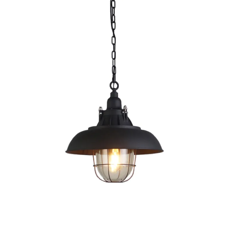 Bulkhead Cage Pendant Light D629