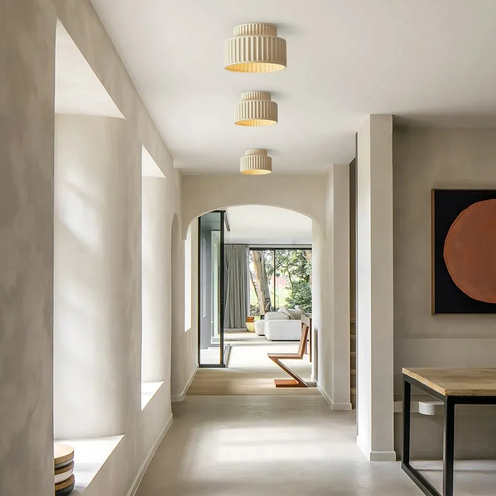 Nordic Decorative Kami Resin Ceiling Light S124