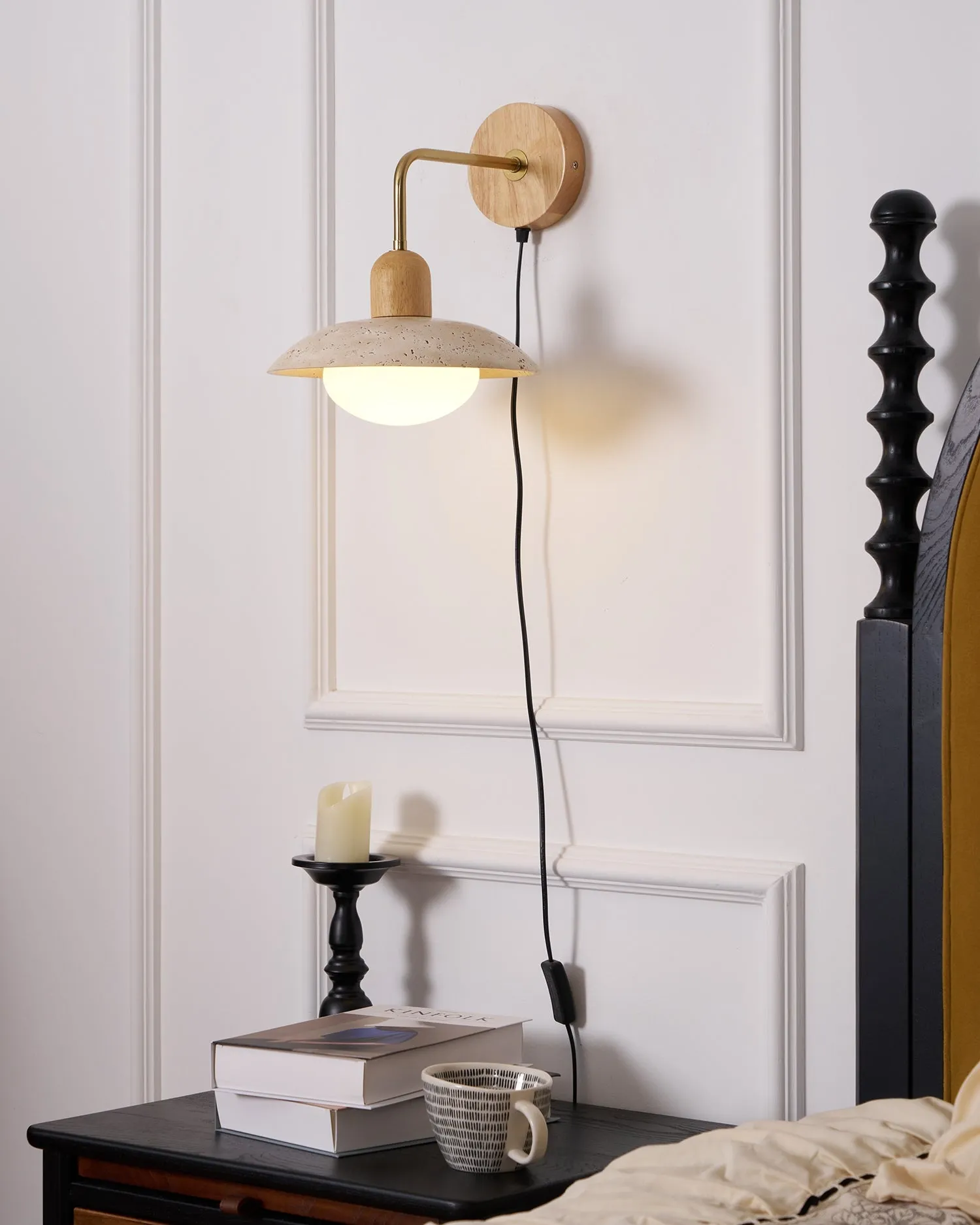 Carolia Plug In Wall Lamp D57