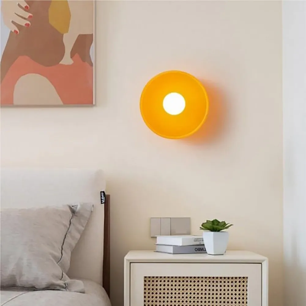 Modern Round Flush Mount Morandi Ceiling Lamp Wall Lamp S142