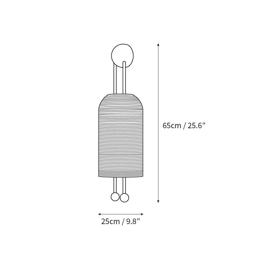 Lantern Glass Sconce D478