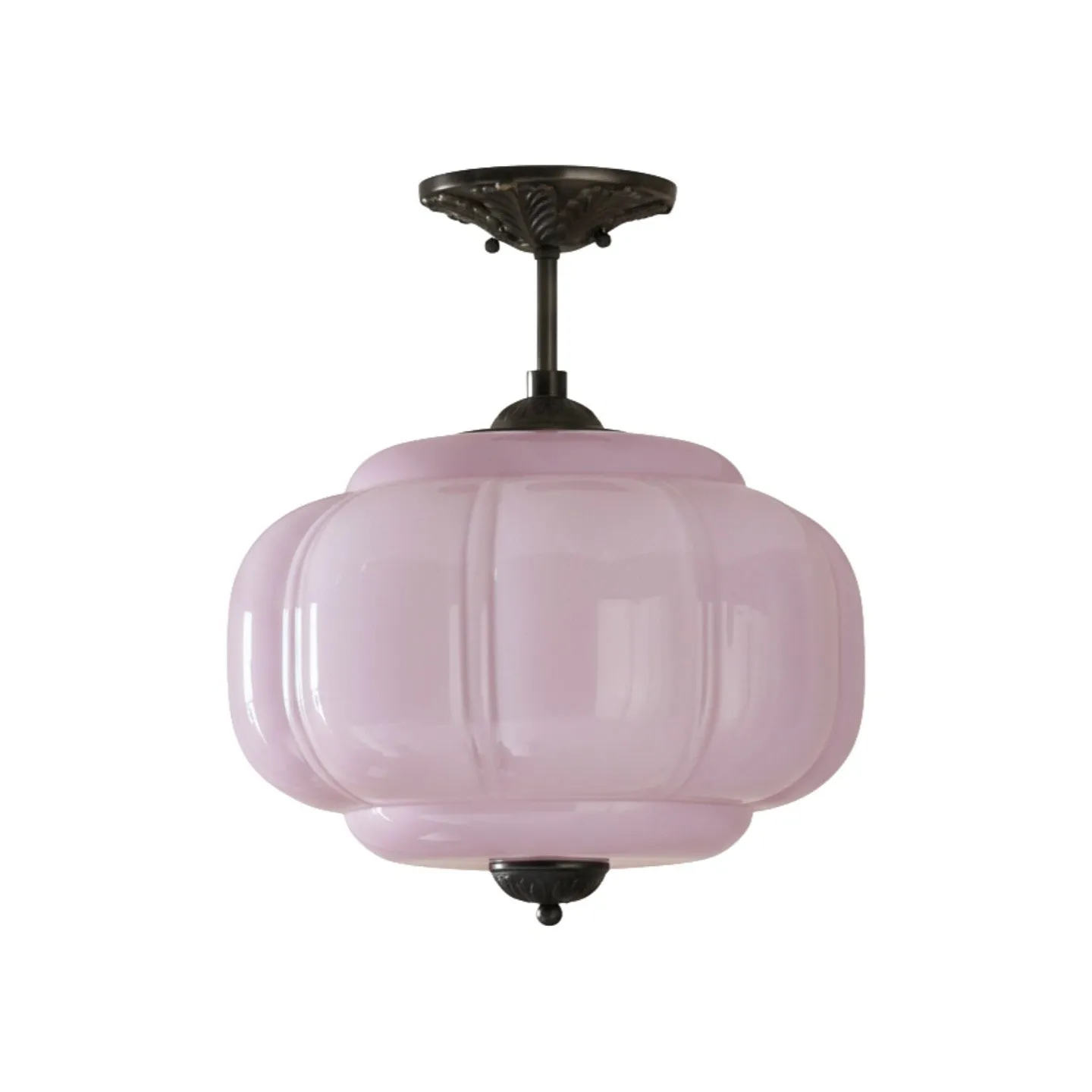 Eloise Vintage Glass Chandelier - Milk Glass Home Accent T289