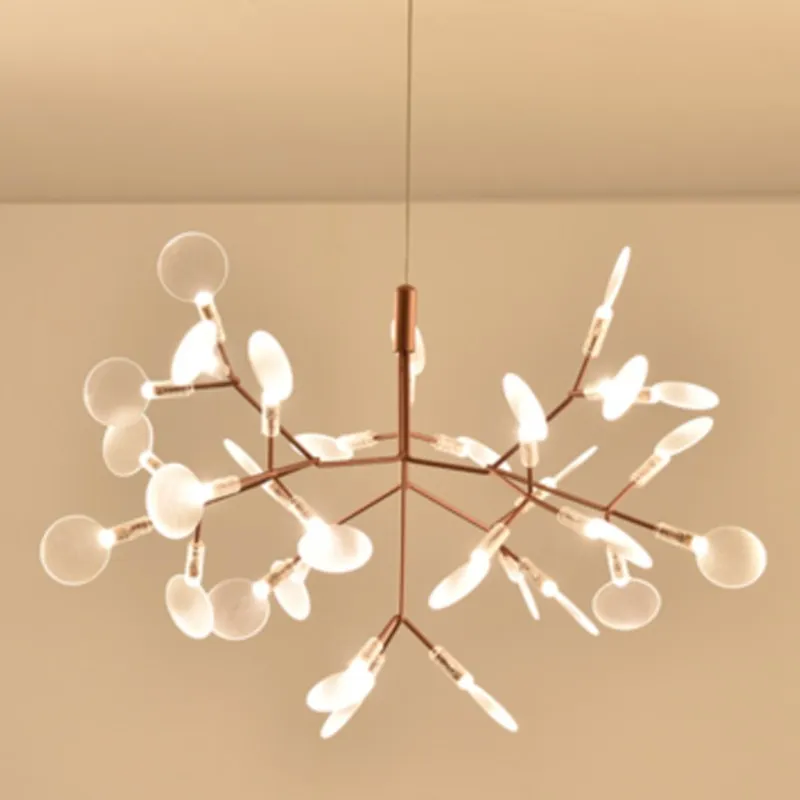 Scandinavian Branching LED Chandelier for Living Room
