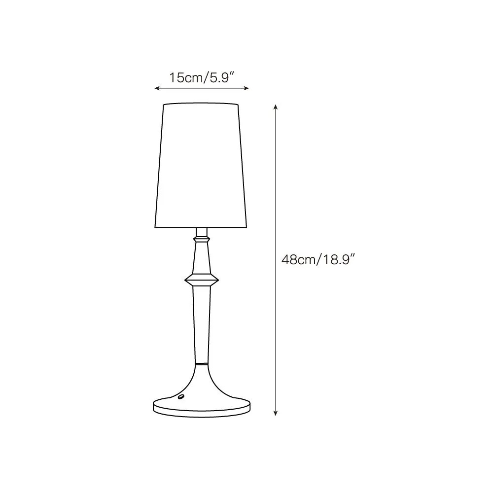 Devon Black Table Lamp D709