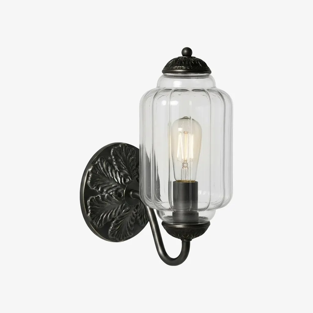 Eloise Brass Wall Sconce – Elegant Milk Glass Vintage Lighting T290
