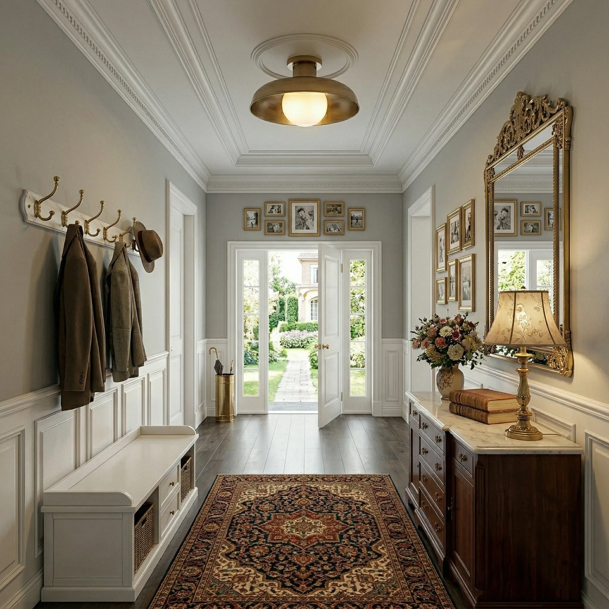 Cadence Semi Flush Ceiling Lamp D622