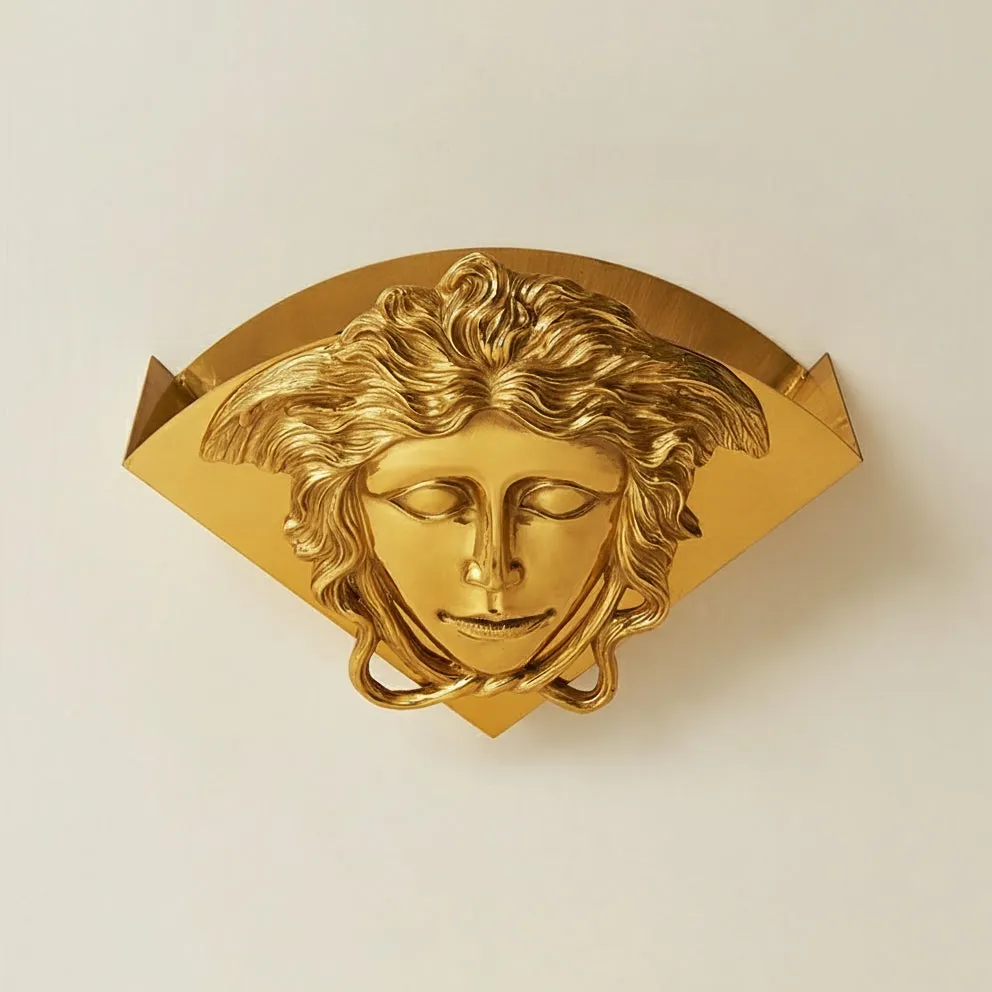 Sphinx Brass Wall Lamp D744