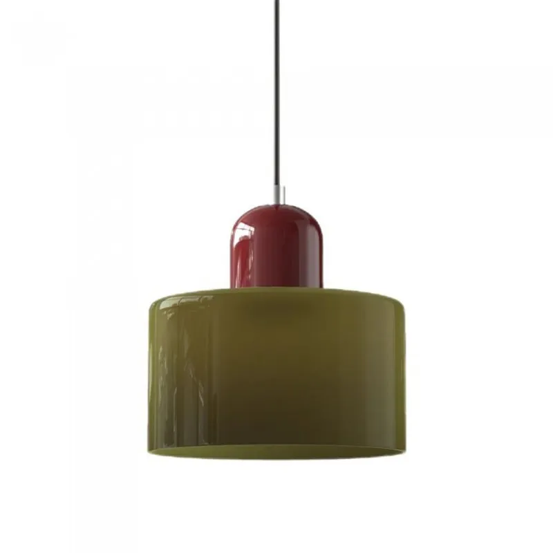 Nordic Morandi Cylinder Glass Pendant Lamp S101