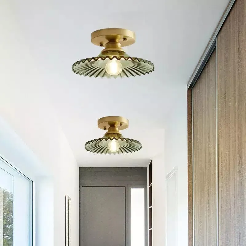 Japanese Retro Glass Ceiling Lamp S60