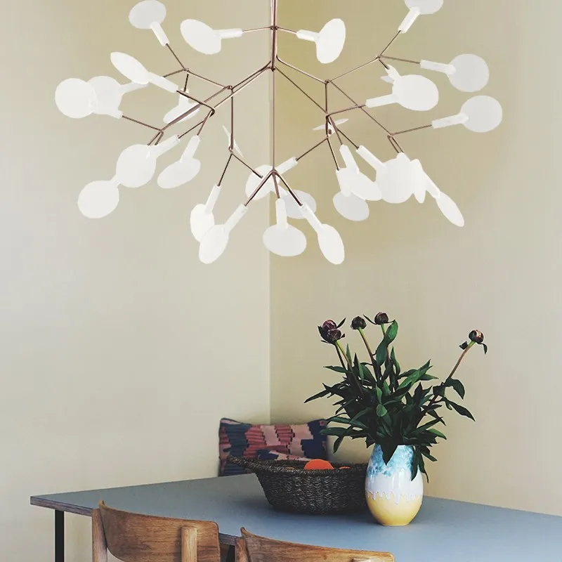 Scandinavian Branching LED Chandelier for Living Room