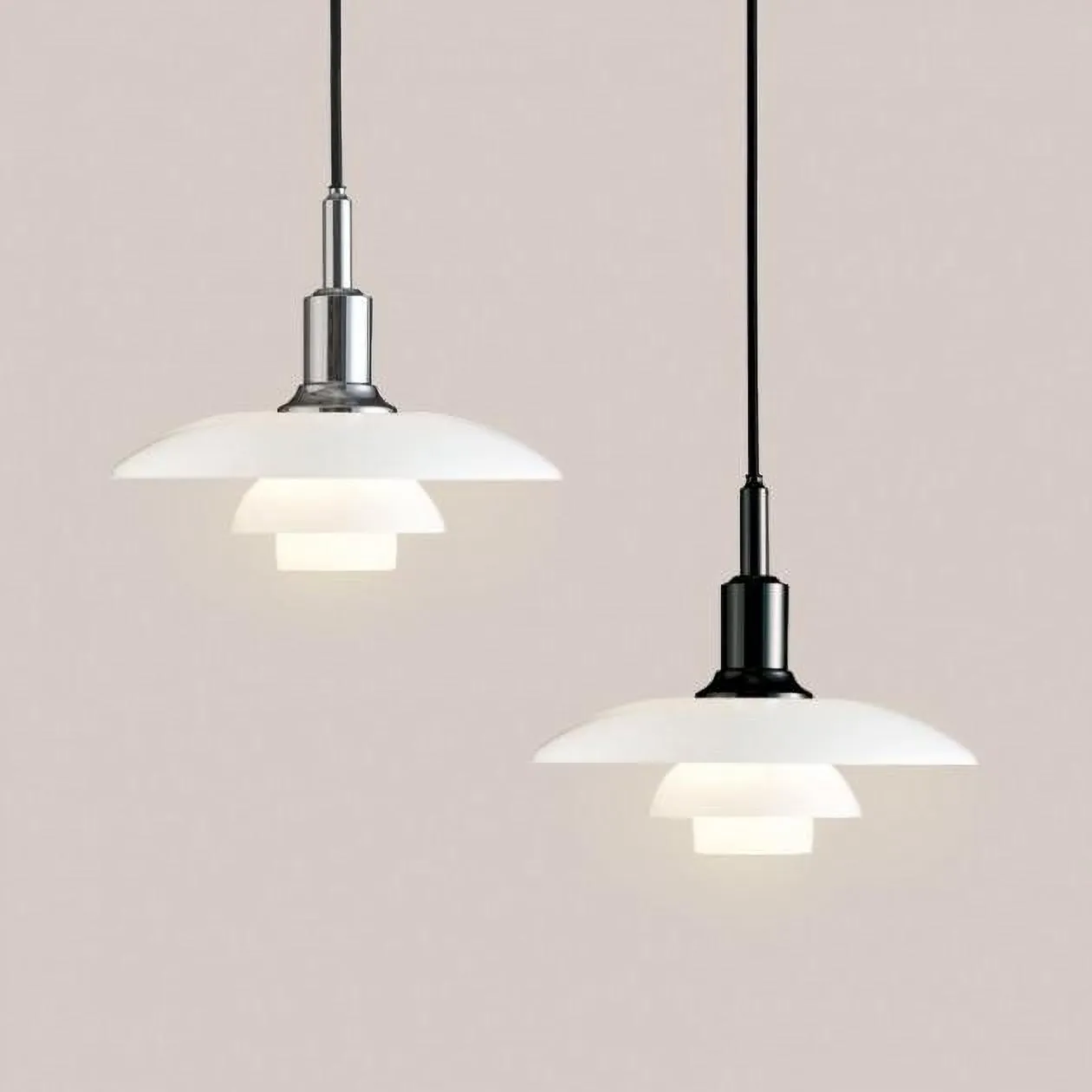 Danish Disc Multilayer Metal Pendant Light S01