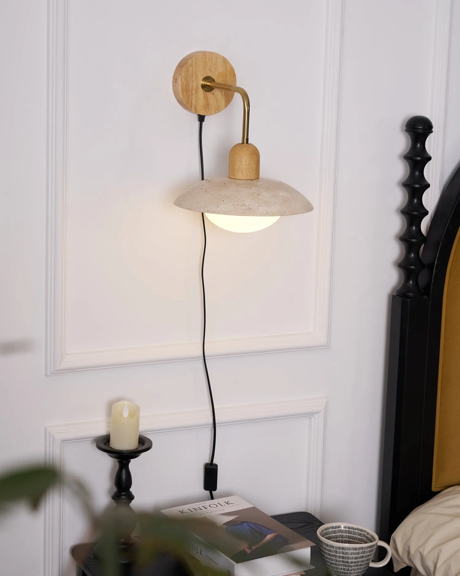 Carolia Plug In Wall Lamp D57