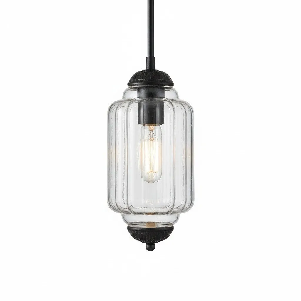 Eloise Vintage Glass Chandelier - Milk Glass Home Accent T289