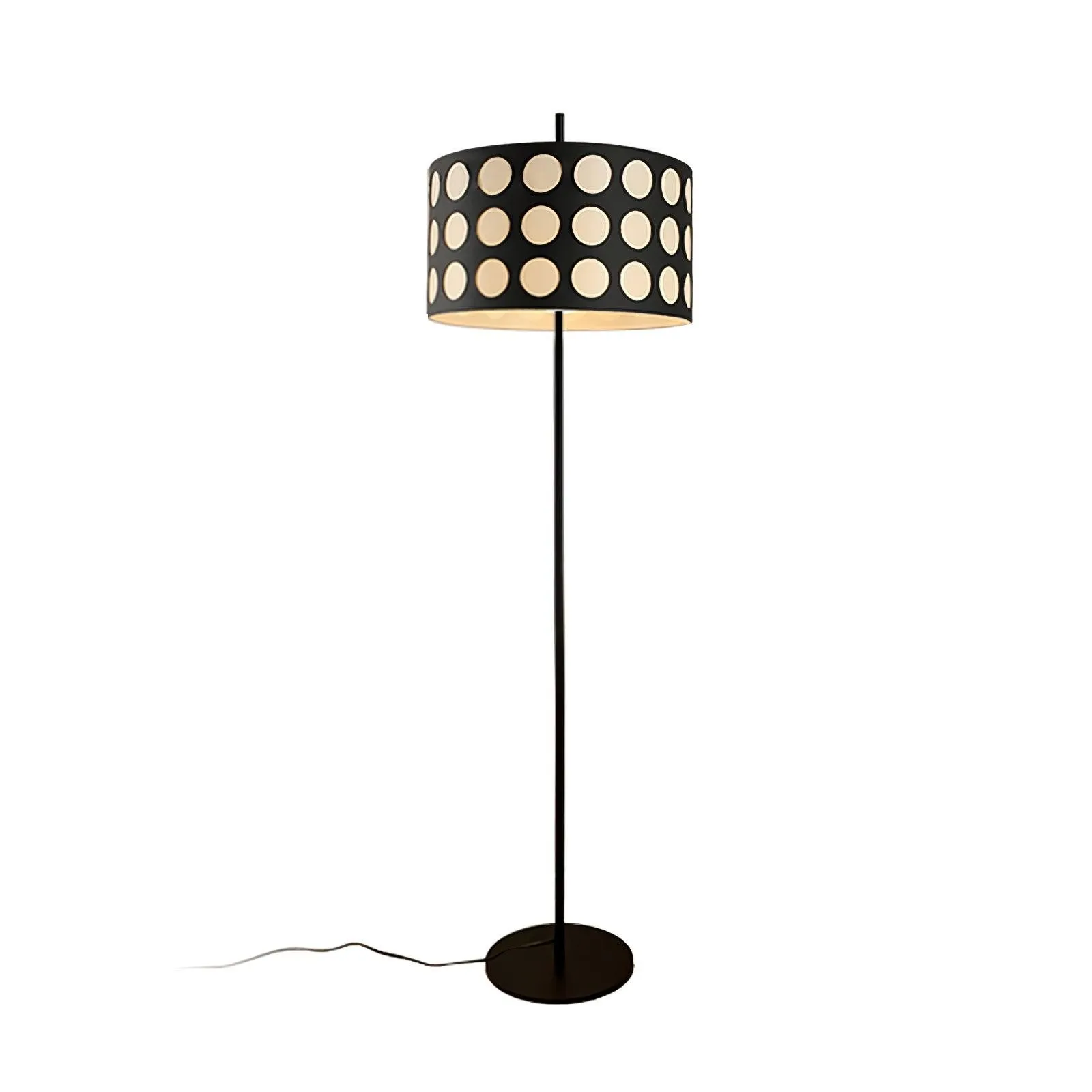 Geometry Polka Arc Fabric Floor Lamp S363